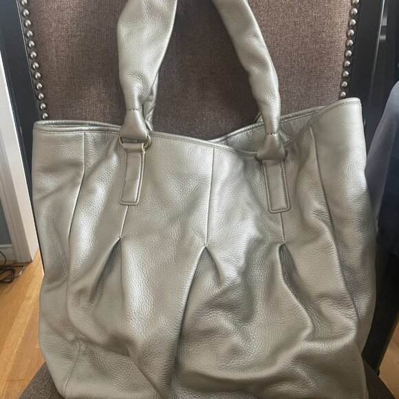 Cole Haan Hazelle Pebbled Leather Tote Bag - Picture 2 of 11